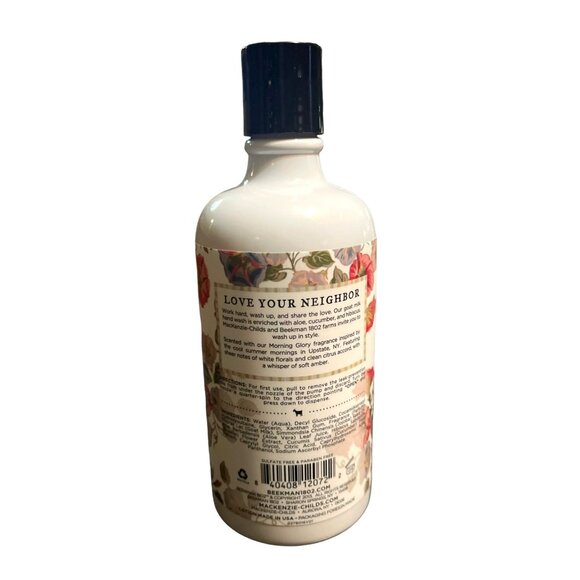 Beekman 1802 & MacKenzie-Childs Morning Glory Hand Wash 12.5 oz - Picture 2 of 3